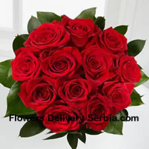 Bunch Of 11 Red Roses